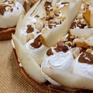 tarte poire noisette